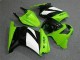 Lojas Carenagens Moto Kawasaki EX250 2008-2012 - Verde Branco Preto
