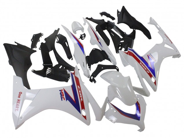 Lojas Carenagens Moto Honda CBR500R 2013-2015 - Branco Vermelho Azul HRC