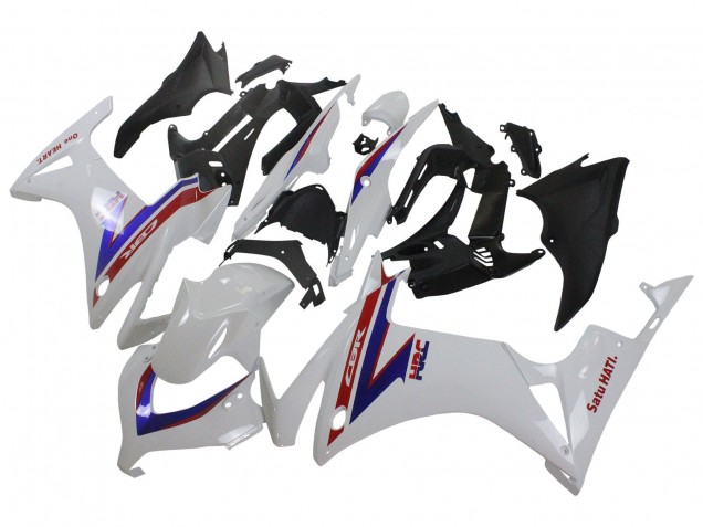Lojas Carenagens Moto Honda CBR500R 2013-2015 - Branco Vermelho Azul HRC
