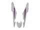 Lojas Carenagens Moto Honda CBR500R 2013-2015 - Branco Vermelho Azul HRC