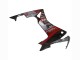 Lojas Carenagens Moto Honda CBR500R 2013-2015 - Vermelho Prata Preto Brilhante
