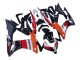 Lojas Carenagens Moto Honda CBR500R 2013-2015 - Laranja Branco Vermelho Preto Brilhante Repsol 3