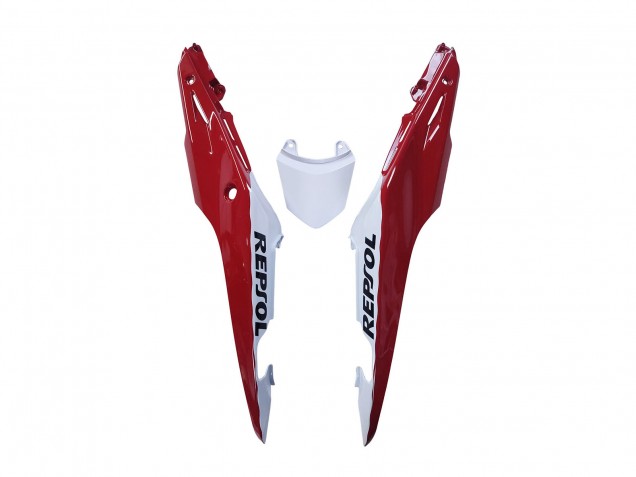 Lojas Carenagens Moto Honda CBR500R 2013-2015 - Laranja Branco Vermelho Preto Brilhante Repsol 3