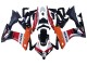 Lojas Carenagens Moto Honda CBR500R 2013-2015 - Laranja Branco Vermelho Preto Brilhante Repsol 3