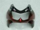 Lojas Carenagens Moto Kawasaki EX250 2008-2012 - Preto Brilhante Vermelho Castanho