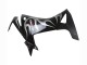 Lojas Carenagens Moto Honda CBR500R 2013-2015 - Preto Brilhante Prata Chama