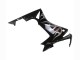 Lojas Carenagens Moto Honda CBR500R 2013-2015 - Preto Brilhante Prata Chama