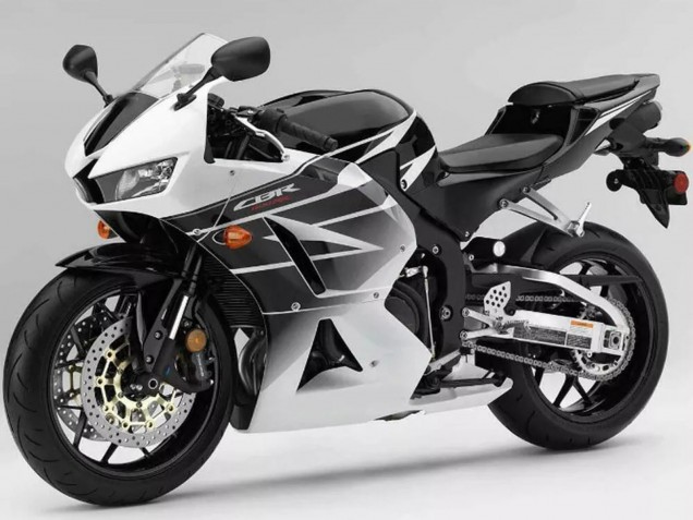 Lojas Carenagens Moto Honda CBR500R 2013-2015 - Branco Preto