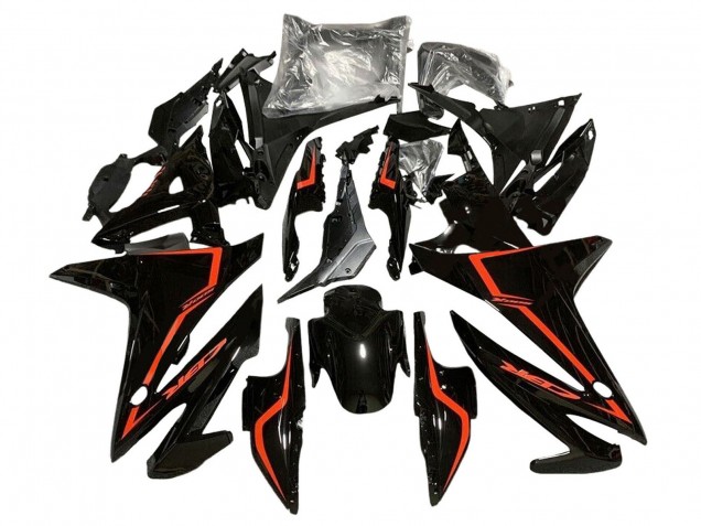 Lojas Carenagens Moto Honda CBR500R 2016-2018 - Preto Brilhante Vermelho