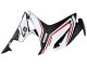 Lojas Carenagens Moto Honda CBR500R 2016-2018 - Branco Vermelho Preto Fosco