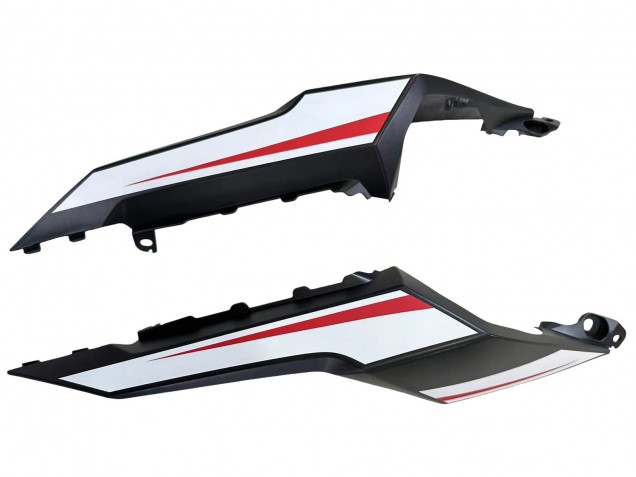 Lojas Carenagens Moto Honda CBR500R 2016-2018 - Branco Vermelho Preto Fosco
