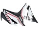 Lojas Carenagens Moto Honda CBR500R 2016-2018 - Branco Vermelho Preto Fosco