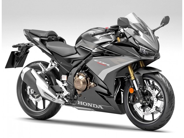 Lojas Carenagens Moto Honda CBR500R 2022-2023 - Prata Cinzento Preto Fosco