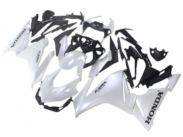 Lojas Carenagens Moto Honda CBR500R 2022-2023 - Branco Pérola