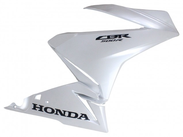 Lojas Carenagens Moto Honda CBR500R 2022-2023 - Branco Pérola