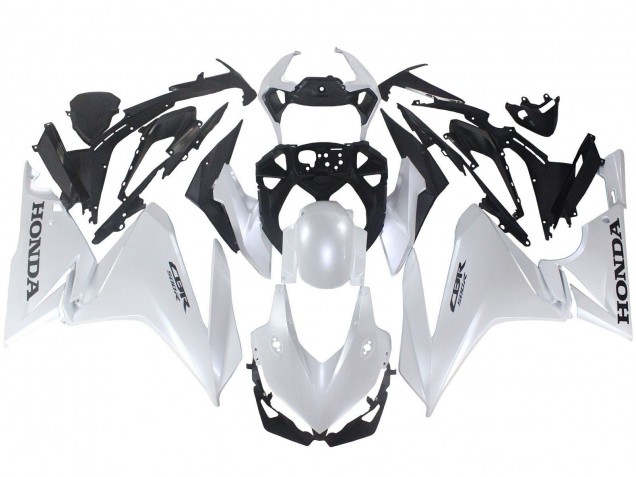 Lojas Carenagens Moto Honda CBR500R 2022-2023 - Branco Pérola