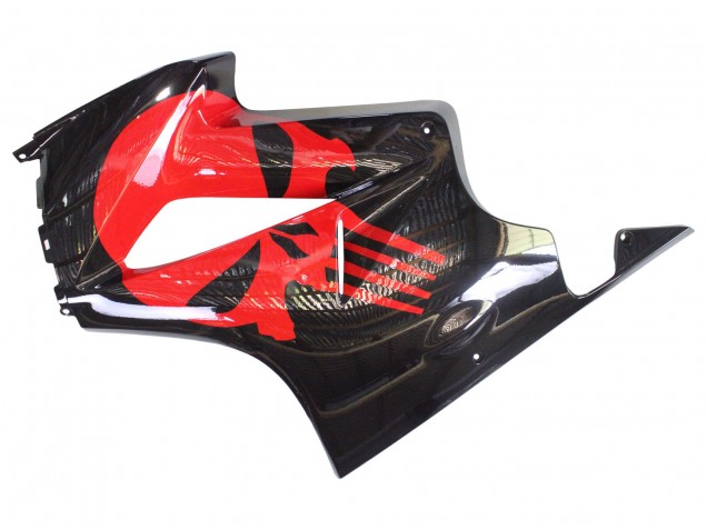 Lojas Carenagens Moto Honda VFR 800 2002-2013 - Preto Brilhante Vermelho
