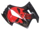 Lojas Carenagens Moto Honda VFR 800 2002-2013 - Preto Brilhante Vermelho