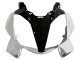 Lojas Carenagens Moto Honda VFR 800 2002-2013 - Branco Pérola Preto Brilhante Decal
