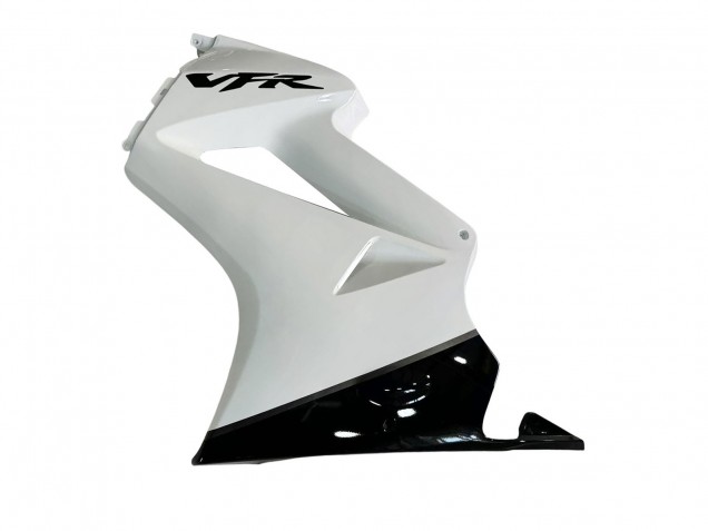 Lojas Carenagens Moto Honda VFR 800 2002-2013 - Branco Pérola Preto Brilhante Decal