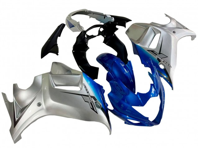 Lojas Carenagens Moto Suzuki GSX650F 2008-2013 - Prata Azul