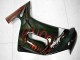 Lojas Carenagens Moto Kawasaki EX650 2006-2008 - Preto Brilhante Vermelho Chama