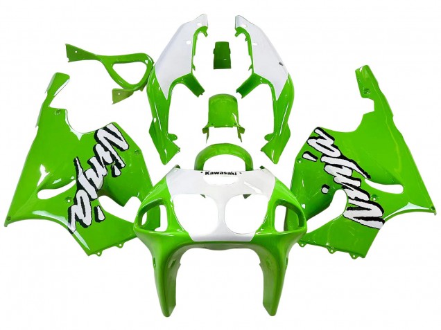 Lojas Carenagens Moto Kawasaki ZX7R 1996-2003 - Branco Verde