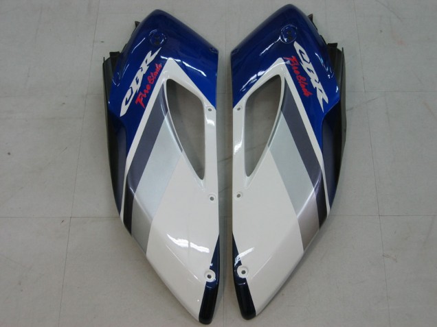 Lojas Carenagens Moto Honda CBR1000RR 2004-2005 - Branco Azul Preto Brilhante Fireblade
