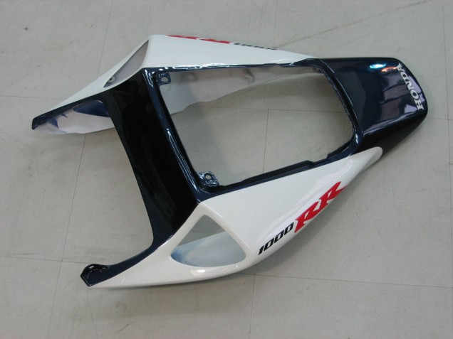 Lojas Carenagens Moto Honda CBR1000RR 2004-2005 - Branco Azul Preto Brilhante Fireblade