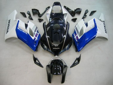 Lojas Carenagens Moto Honda CBR1000RR 2004-2005 - Branco Azul Preto Brilhante Fireblade