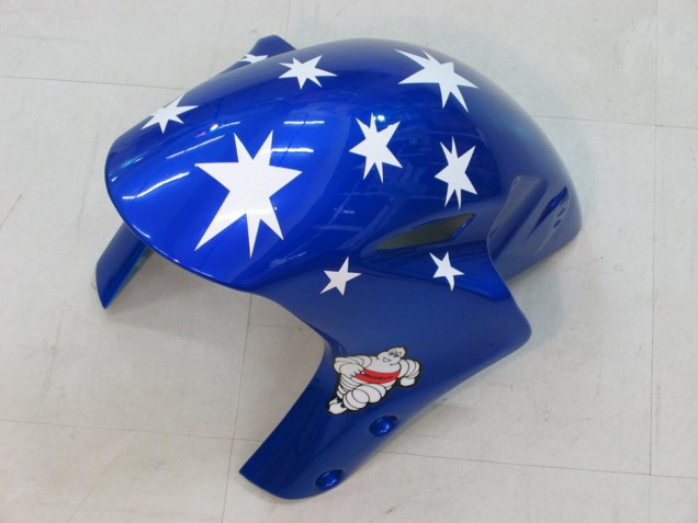 Lojas Carenagens Moto Honda CBR1000RR 2004-2005 - Branco Vermelho Preto Brilhante Azul Estrela