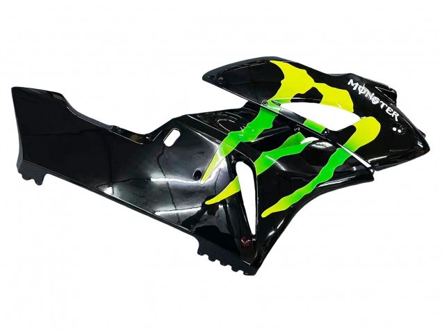 Lojas Carenagens Moto Honda CBR1000RR 2004-2005 - Preto Brilhante Amarelo Verde Monstro