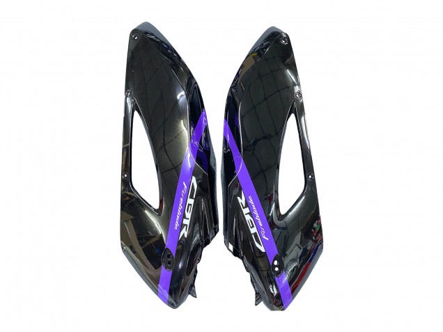 Lojas Carenagens Moto Honda CBR1000RR 2004-2005 - Preto Brilhante Roxo Listra