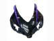 Lojas Carenagens Moto Honda CBR1000RR 2004-2005 - Preto Brilhante Roxo Listra