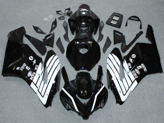 Lojas Carenagens Moto Honda CBR1000RR 2004-2005 - Preto Brilhante Branco