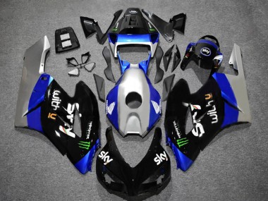 Lojas Carenagens Moto Honda CBR1000RR 2004-2005 - Prata Azul Preto Brilhante Verde Monstro Sky
