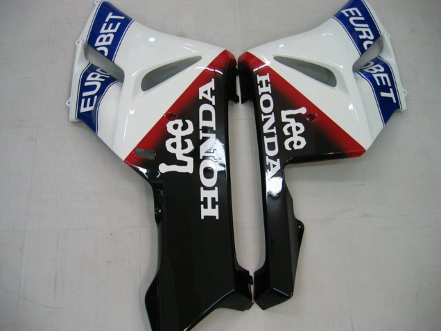 Lojas Carenagens Moto Honda CBR1000RR 2004-2005 - Branco Azul Vermelho Preto Brilhante Estrela EuroBet Lee
