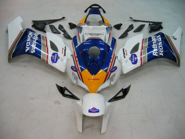 Lojas Carenagens Moto Honda CBR1000RR 2004-2005 - Branco Azul Ouro Rothmans