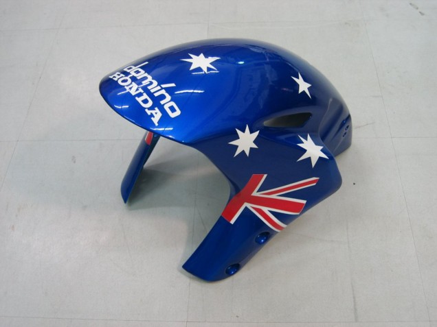 Lojas Carenagens Moto Honda CBR1000RR 2004-2005 - Branco Azul Vermelho Preto Brilhante Estrela Carrera Lee