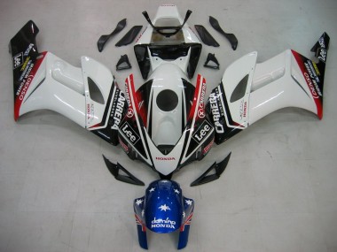 Lojas Carenagens Moto Honda CBR1000RR 2004-2005 - Branco Azul Vermelho Preto Brilhante Estrela Carrera Lee
