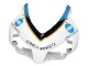 Lojas Carenagens Moto Honda CBR1000RR 2004-2005 - Branco Azul Claro Amarelo Preto Konica Minolta