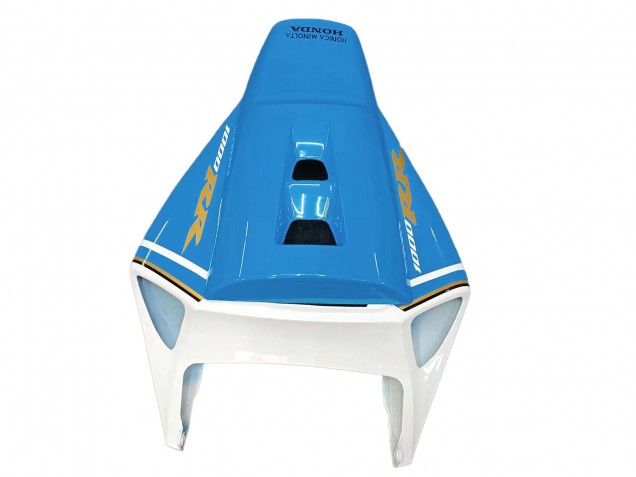 Lojas Carenagens Moto Honda CBR1000RR 2004-2005 - Branco Azul Claro Amarelo Preto Konica Minolta