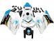 Lojas Carenagens Moto Honda CBR1000RR 2004-2005 - Branco Azul Claro Amarelo Preto Konica Minolta
