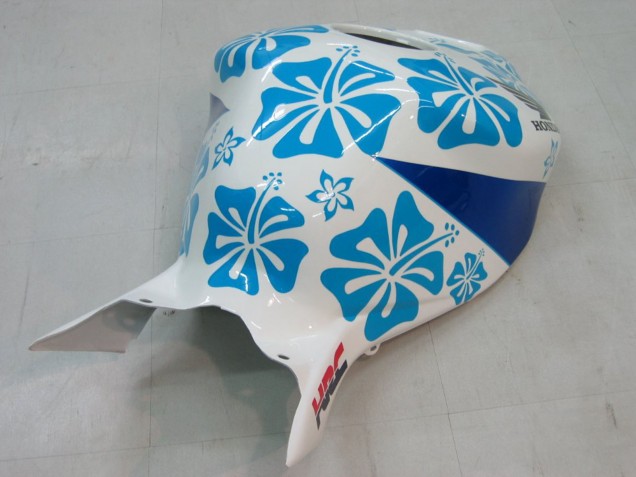 Lojas Carenagens Moto Honda CBR1000RR 2004-2005 - Branco Azul Neve Nastro Azzurro 46