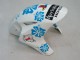 Lojas Carenagens Moto Honda CBR1000RR 2004-2005 - Branco Azul Neve Nastro Azzurro 46