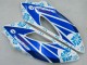 Lojas Carenagens Moto Honda CBR1000RR 2004-2005 - Branco Azul Neve Nastro Azzurro 46