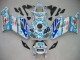 Lojas Carenagens Moto Honda CBR1000RR 2004-2005 - Branco Azul Neve Nastro Azzurro 46