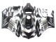 Lojas Kits Carenagem Moto Honda CBR1000RR 2004-2005 - Prata Branco Preto Brilhante Repsol