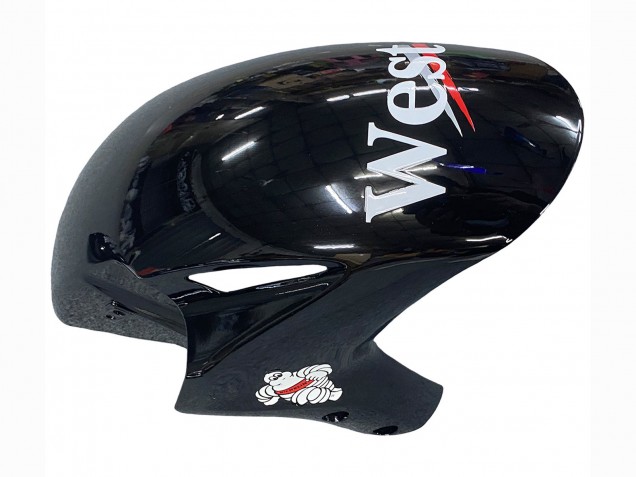 Lojas Carenagens Moto Honda CBR1000RR 2004-2005 - Preto Brilhante Branco West
