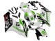 Lojas Carenagens Moto Honda CBR1000RR 2004-2005 - Branco Verde Preto Brilhante Hannspree 52
